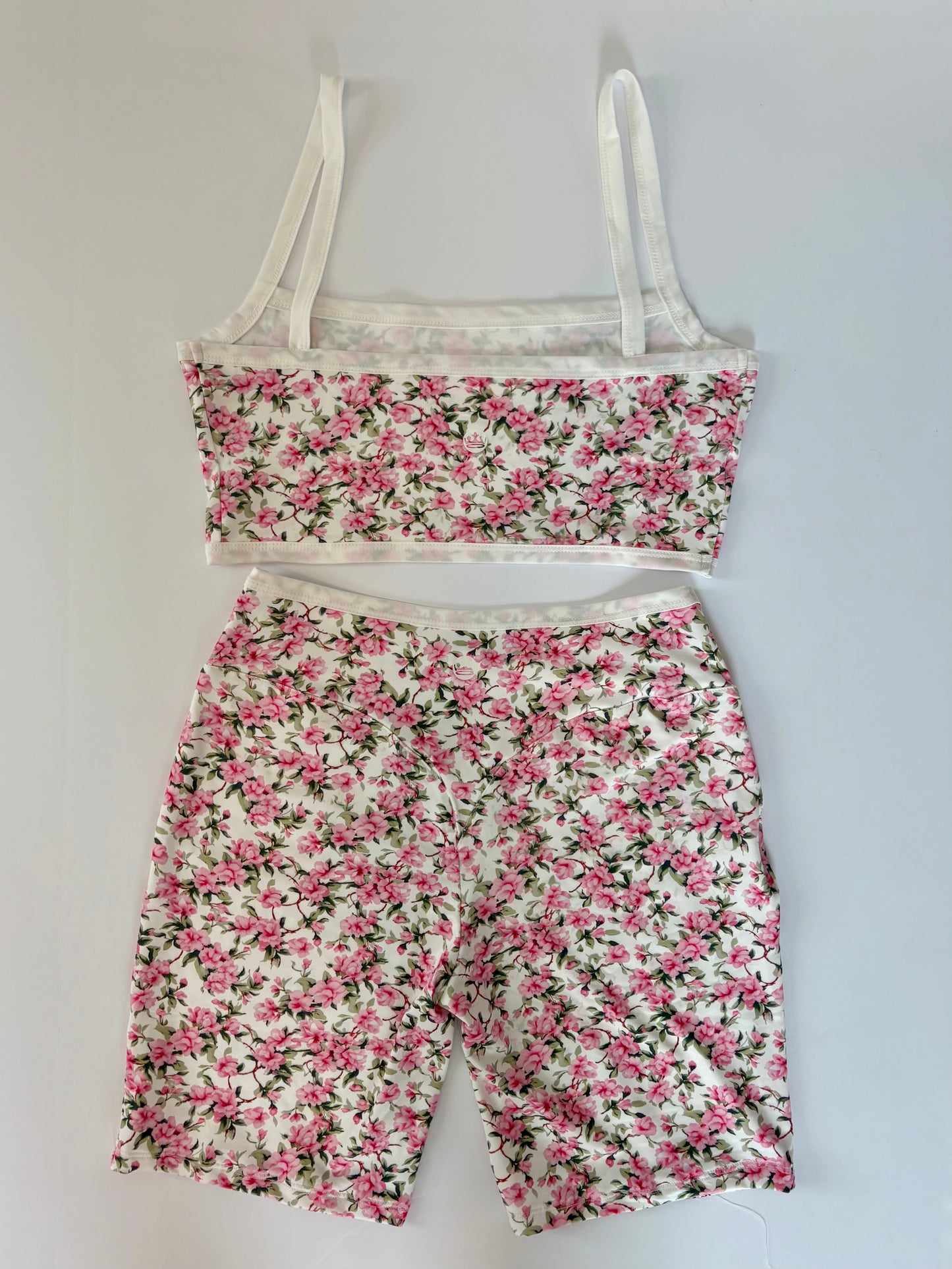 Aurora Luxe Shorts in Fleur Rose