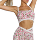 Aurora Luxe Shorts in Fleur Rose