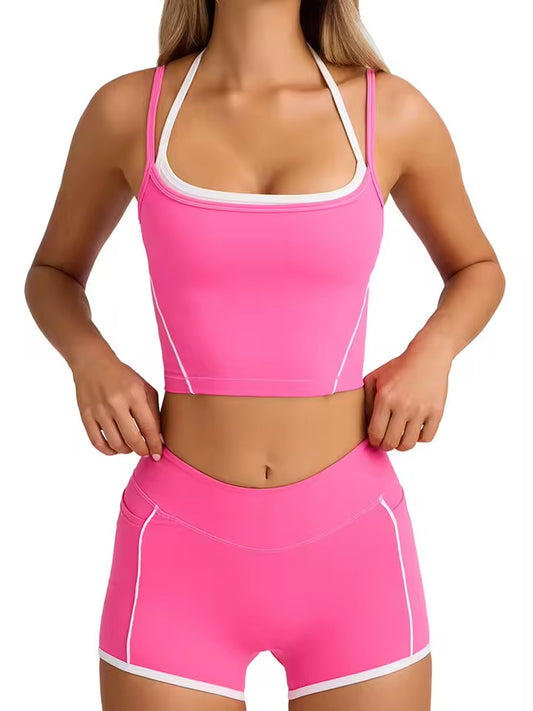 Barbiecore Performance Bra