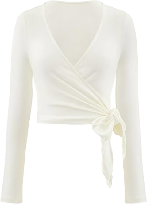 Halo Luxe Wrap Top